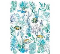 Garnier Thiebaut Torchon Naia Blanc 50 x 70 cm Mélange coton et lin