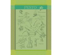 Garnier Thiebaut Torchon Pesto Verde 56 x 78 cm en coton