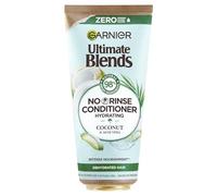 Garnier Ultimate Blends Noix de coco et aloès, après-shampooing hydratant sans rinçage, pour cheveux normaux, formule 100% végétalienne, 200 ml