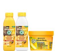 Garnier Ultimate Blends Nourishing Hair Food Banana Routine