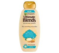Garnier Ultimate Blends Shampoing pour cheveux secs à l'huile d'argan et à la crème d'amande, 360 ml