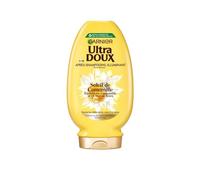 Garnier - Ultra Doux Après-Shampooing Illuminant pour Cheveux Blonds Naturels ou Méchés - Démêle et Adoucit - Camomille et Miel de Fleurs - Sans Silicone - Hommes et Femmes - 250 ml