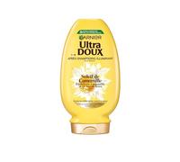 Garnier - Ultra Doux Après-Shampooing Illuminant pour Cheveux Blonds Naturels ou Méchés - Démêle et Adoucit - Camomille et Miel de Fleurs - Sans Silicone - Hommes et Femmes - 250 ml