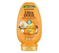 Garnier Ultra Doux - Après-Shampooing Démêlant Nourrissant - Enrichi en Huile d'Argan & Camélia - Pour Cheveux Secs à Très Secs, et Ternes - Huiles Merveilleuses - 360 ml