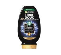Garnier Ultra Doux - Après-Shampooing Hydratant & Équilibrant au Charbon Magnétique & Fleur de Nigelle - Pour Cheveux Normaux à Gras - 200 ml