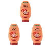 Garnier Ultra Doux Après-Shampooing Revitalisant erable 250 ml (Lot de 3)