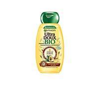 Garnier Ultra Doux Bio Shampoing Nutrition à l'Huile d'Avocat/Beurre de Karité Bio pour Cheveux Très Secs/Frisés 1 Unité