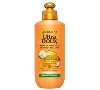 Garnier Ultra Doux Crème Soin Nutrition Brillance Argan Camélia 200ml | 3 jours nutrition et brillance, Texture légère non collante, Flacon plastique 100% recyclé, Huiles Merveilleuses