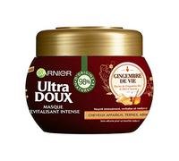 Garnier Ultra Doux Gingembre de Vie Masque Capillaire Revitalisant pour Cheveux Affaiblis C6327200