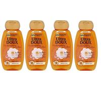 Garnier Ultra Doux Le Shampooing Merveilleux Huiles d'Argan et Camélia - Shampooing Cheveux Secs - Lot de 4