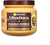 Garnier Masque cheveux secs, ondulés, bouclés, crépus – Huile d'avocat & beurre de karité – 340 ml