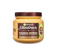 Garnier Ultra Doux - Masque Remède Nutrition Intense - Huile d'Avocat & Beurre de Karité - Pour Cheveux très Secs Bouclés ou Frisés - Sans Parabène - 340 ml