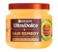 Garnier Ultra Doux - Masque Remède Nutrition Intense - Huile d'Avocat & Beurre de Karité - Pour Cheveux très Secs Bouclés ou Frisés - Sans Parabène - 340 ml