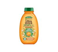 Garnier Ultra Doux - Shampooing & Démêlant 2-en-1 pour Enfants - Tous Types de Cheveux - À l'Huile d'Abricot & Fleur de Coton - Hypoallergénique - 400 ml