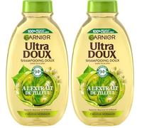 Garnier Ultra Doux Shampooing Douceur tilleul 300 ml (Lot de 2)