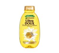 Garnier Ultra Doux - Shampooing Illuminant pour Cheveux Blonds naturels ou méchés - Camomille et Miel de Fleurs - Sans Silicone - Hommes et Femmes - 400 ml