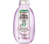 Garnier Ultra Doux – Shampooing lissant Infusion d'eau de riz – Cheveux rebelles – 250 ml