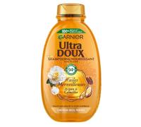 Garnier Ultra Doux - Shampooing Nourrissant - Enrichi en Huile d'Argan & Camélia - Pour Cheveux Secs à Très Secs, et Ternes - Huiles Merveilleuses - 400 ml