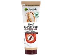 Garnier Vegan Hand Superfood Crème Mains Réparatrice au Cacao et Céramide pour Mains Très Sèches et Rugueuses 75 ml