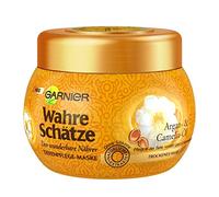Garnier wahre Trésors haar-maske, Masque cheveux pour Intensif soin de cheveux ( Avec Huile Argan & camelia-öl - pour SEC cheveu) 1 x 300 ml)
