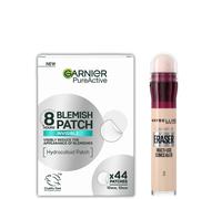 GARNIER Pure Active - Patch Bouton Pack XXL - Réduit L'Apparence des Boutons en 8H* - Cliniquement Prouvé - Invisible & Ultra-Fin - Technologie Hydrocolloïde - Vegan & Cruelty-Free - Homme & Femme