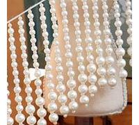 Garniture à franges perlées, Pendentif en perles, ruban dentelle, suspendues, pompon, franges, robe de mariée, décoration vêtements, bricolage, rideau, couture, garniture(Champagne,1 Yard)