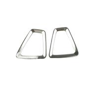 Garniture adhésive décorative pour Les Deux côtés des Sorties d'aération de la Console Centrale de Volvo XC60 2018 Autocollants pour grilles d'aération du Tableau de Bord (argenté).