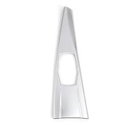 Garniture Autocollant Garniture Panneau Multimédia Intérieur Voiture En Fibre Carbone ABS Pour BMW Série 3 F30 F34 Série 4 F32 F36 2013-2017 Décoratif Accessoires(Silver)