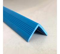 Garniture autocollante antidérapante en caoutchouc pour sols stratifiés et parquets 40 x 40 mm Bleu 8 m Protection durable des bords pour plus de sécurité et de style