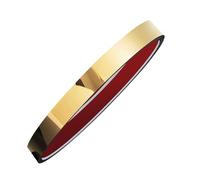 Garniture autocollante de 5 m pour meubles, bordure miroir, bande adhésive pour armoire, salle de bain, miroir, plafond