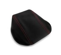Garniture Autocollante De Couverture Boîte D'accoudoir Commande Centrale Intérieure Voiture En Cuir Microfibre Pour Civic 9th Berline 2012 - 2015 Aménagements intérieurs(Black with red line)