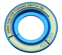 Garniture Automobile Pour Lancer 10 Pour EX Pour ASX Pour Outlanr Autocollant Lumineux Acier Inoxydable Contacteur Allumage Moulures Intérieures