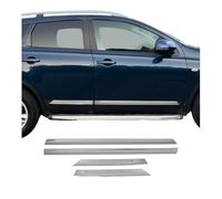 Garniture Baguette de porte latérale pour Nissan Qashqai 2006-2014 inox 4Pcs