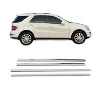 Garniture Baguette de Vitre pour Mercedes Classe ML W164 2005-2011 inox 4Pcs