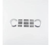 Garniture Bouton Volant Compatible Avec Benz Pour C117 Pour CLA Pour X156 Noir Console Centrale Boutons De Climatiseur Garniture Décalcomanies Style De Voiture