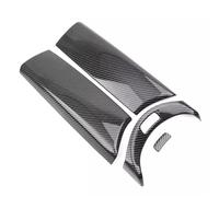 Garniture centrale Compatible Avec Benz Pour E Pour GLC Pour C Pour W205 4 Pièces Couvercle De Bouton De Panneau De Boîte D'accoudoir Central De Voiture Accessoires Intérieurs(Black2)