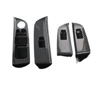 Garniture centrale Compatible Avec BMW Pour 6gt G32 2018 2019 2020 2021 2022 2023 Voiture Panneau Accoudoir Porte Bouton Interrupteur Lève-Vitre Décoration(Black)