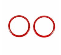 Garniture centrale Compatible Avec Chevy Pour Camaro 2012 2013 2014 2015 Haut-parleur De Porte Intérieure Voiture Couverture Décoration Accessoires(Red)