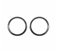 Garniture centrale Compatible Avec Chevy Pour Camaro 2012 2013 2014 2015 Haut-parleur De Porte Intérieure Voiture Couverture Décoration Accessoires(Black1)