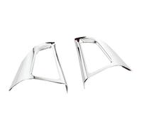 Garniture centrale Compatible Avec Chevy Pour Cruze 2009 2010 2011 2012 2013 2014 2015 Couverture Protectrice Volant De Voiture Garniture Autocollant Accessoires(Silver2,Size2)