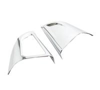 Garniture centrale Compatible Avec Chevy Pour Cruze 2009 2010 2011 2012 2013 2014 2015 Couverture Protectrice Volant De Voiture Garniture Autocollant Accessoires(Silver2,Size1)