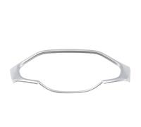 Garniture centrale Compatible Avec Volvo Pour XC60 2022 Tableau De Bord Voiture Garniture De Panneau Instrument Couverture Cadre Décoration Écran Intérieur(Silver)