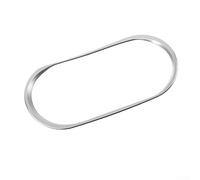 Garniture chromée en ABS, support de tasse de console centrale, ensemble de garnitures intérieures de voiture, cadre décoratif argenté pour tableau de bord, garniture facile à installer,