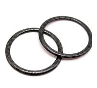 Garniture Commande Centrale Pour BMW Pour X5 Pour X6 Pour F15 Pour F16 2014-2018 Voiture Véritable Porte En Fiber Carbone Haut-parleur Anneau Couverture Panneau Changement Vitesse(4pcs)