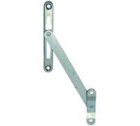 Garniture compas + gâche pour jeu en feuillure 18 à 21 mm PVC/bois FERCO G-46223-12-0-1