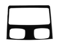 Garniture Console Centrale Pour BMW Pour E90 Pour E92 2005-2012 Décor Intérieur Garniture Couvercle Ventilation Arrière En Fiber Carbone(A With hole)