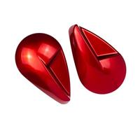 Garniture Console Centrale Pour Dodge Pour Challenger 2015 Up 2 Pièces Couleur Rouge Ou Fiber Carbone Réglage Du Siège Poignée Couverture Garniture Décoration(2)