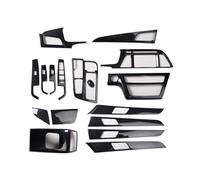 Garniture Console Centrale Pour Hyundai Pour Sonata Pour 9th 2015-2017 ABS Style Fiber Carbone Voiture Intérieur Pommeau Vitesse Décoration Moulures(1)