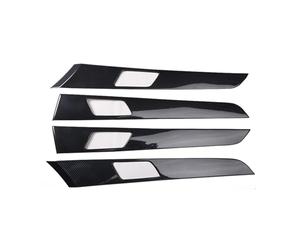 Garniture Console Centrale Pour Hyundai Pour Sonata Pour 9th 2015-2017 ABS Style Fiber Carbone Voiture Intérieur Pommeau Vitesse Décoration Moulures(5)