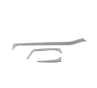 Garniture Console Centrale Pour Skoda Pour Octavia Pro Pour A8 D'habillage Contrôle Central Voiture Autocollant Décoration Tableau Bord D'intérieur Automobile(Silver)